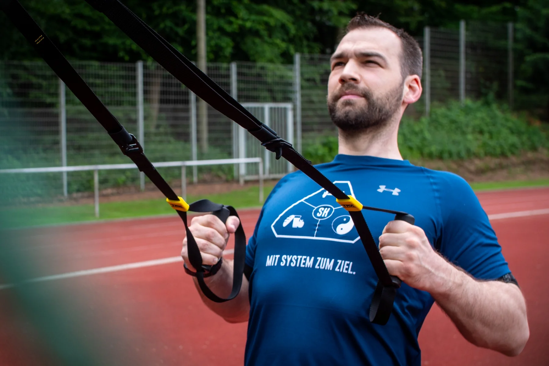 Training auf dem Sportplatz